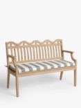 John Lewis Squiggle 2-Seater Garden Bench, FSC-Certified (Acacia Wood), Natural