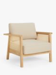 John Lewis Rattan Garden Lounge Chair, FSC-Certified (Acacia Wood), Natural