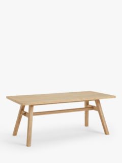 John Lewis Burford Rectangular Garden Dining Table, 190cm, FSC-Certified (Acacia Wood), Natural
