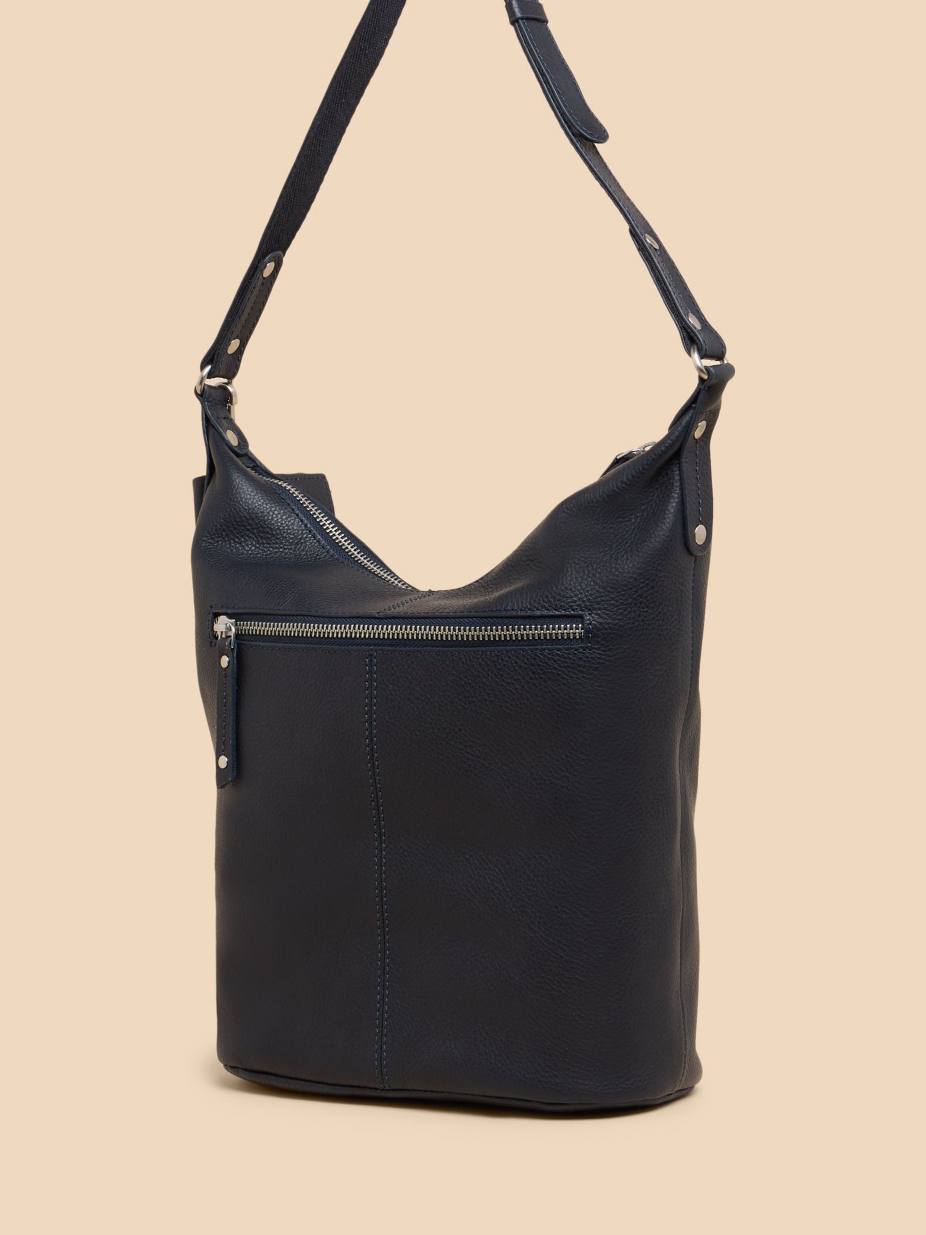 Buy White Stuff Mini Fern Leather Crossbody Bag Online at johnlewis.com