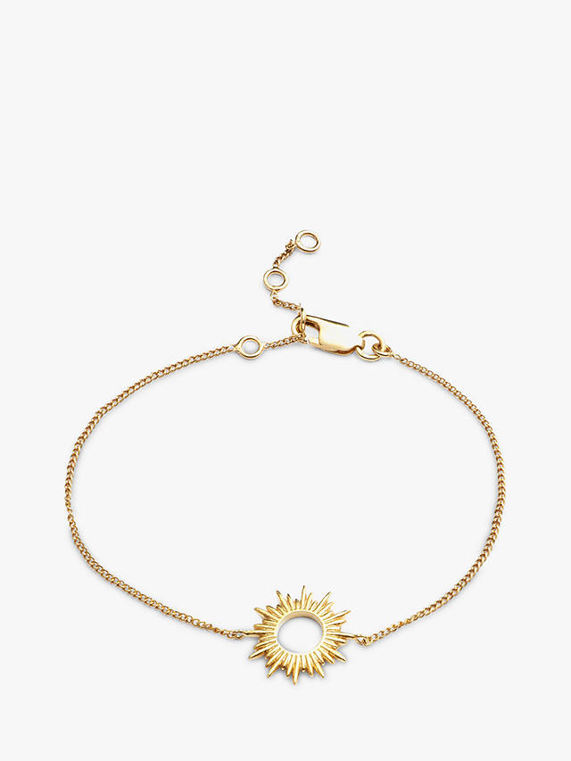 Rachel Jackson London Electric Goddess Sun Bracelet, Gold