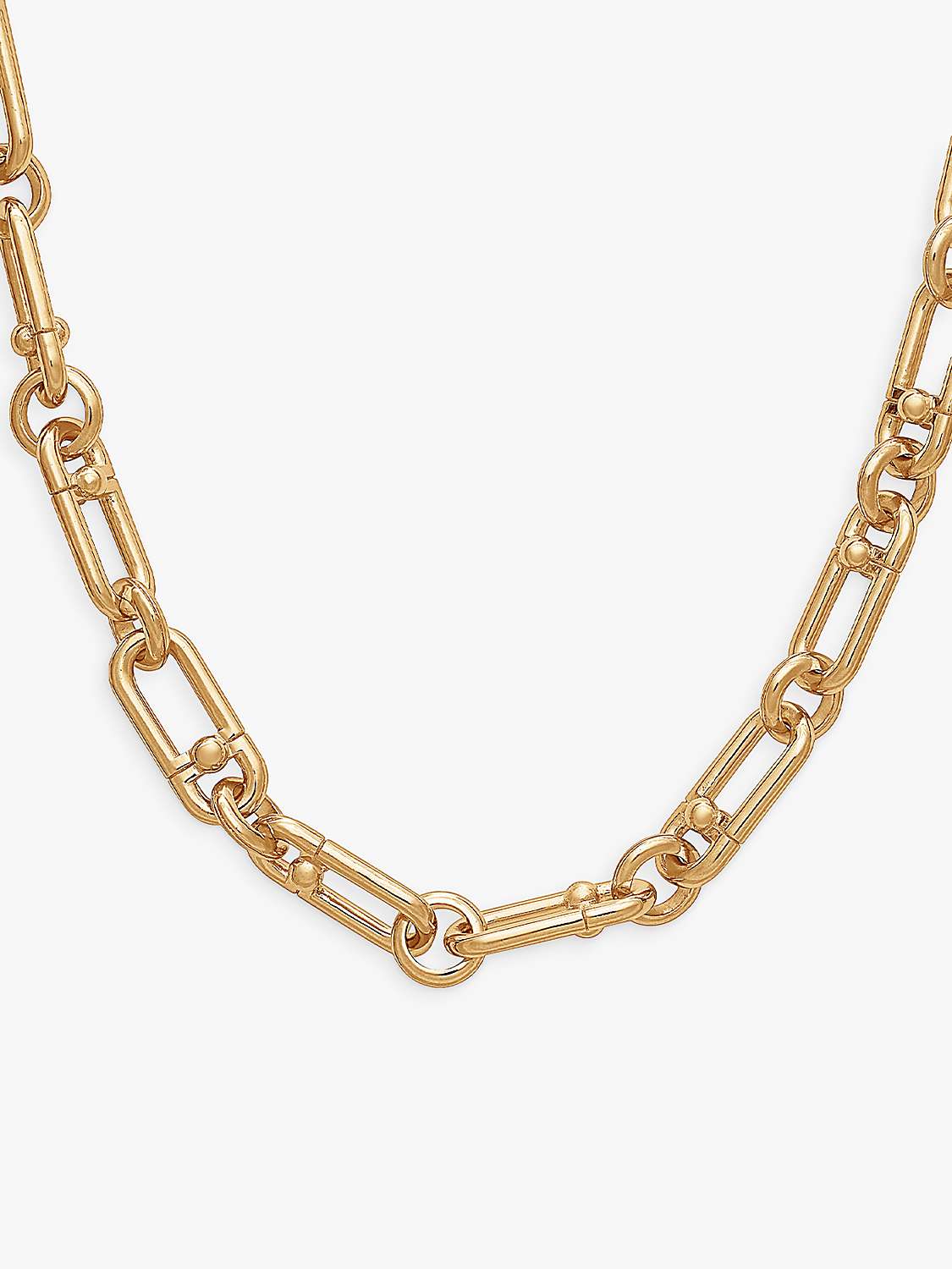 Buy Rachel Jackson London Statement Stellar Hardware Chain Necklace, Gold Online at johnlewis.com