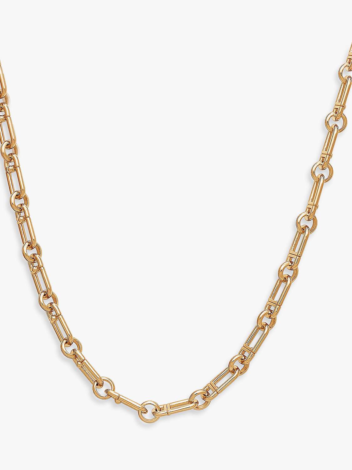 Buy Rachel Jackson London Medium Stellar Hardware Chain Necklace, Gold Online at johnlewis.com