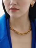 Rachel Jackson London Medium Stellar Hardware Chain Necklace, Gold
