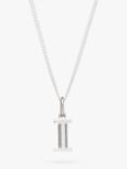 Rachel Jackson London Initial Necklace, Silver, I