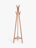 John Lewis Rattan Coat Stand (FSC Certified Cherry Wood), Natural