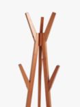 John Lewis Rattan Coat Stand (FSC Certified Cherry Wood), Natural