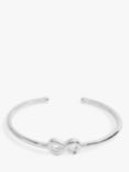 Joma Jewellery Infinity Bar Bangle, Silver