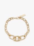 Tutti & Co Behold Oval Link Chain Bracelet, Gold