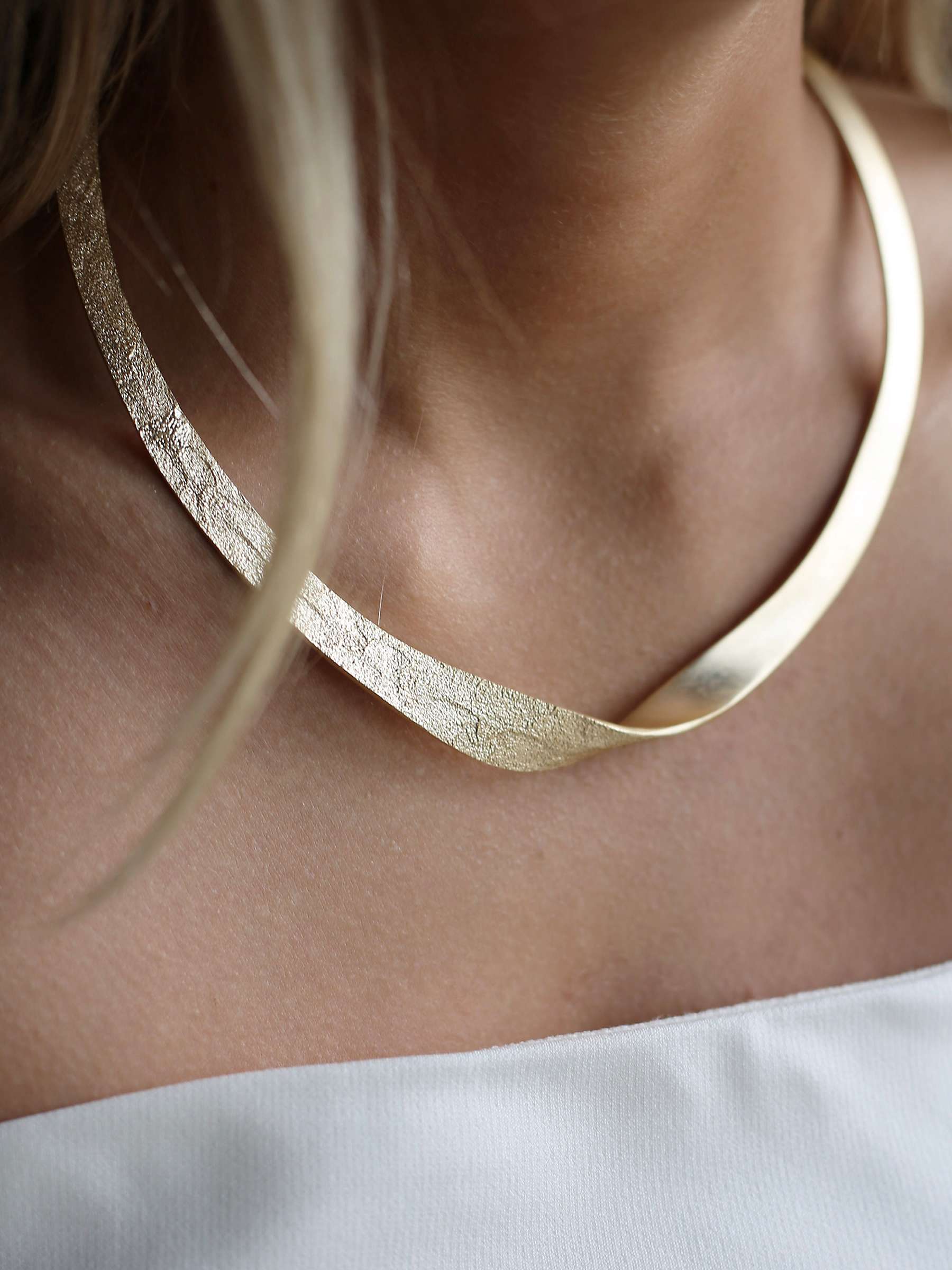 Buy Tutti & Co Praise Textured Twist Collar Necklace Online at johnlewis.com