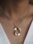 Tutti & Co Softly Twisted Pendant Necklace