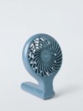 John Lewis ANYDAY Handheld & Foldable Desk Fan, 4 inch, Lake Blue