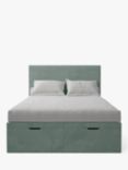 Koti Home Dee Upholstered Ottoman Storage Bed, Double