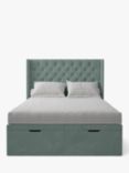 Koti Home Astley Upholstered Ottoman Storage Bed, Double