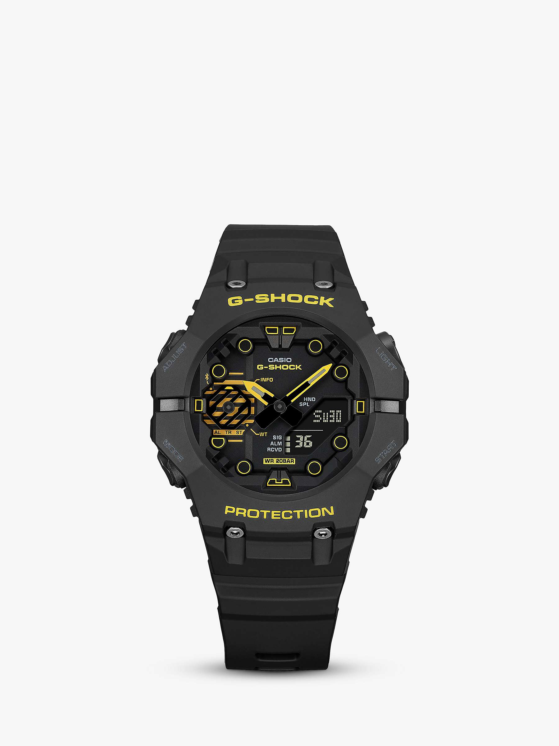 Buy Casio GA-B001CY-1AER Men's G-Shock Combi Resin Strap Watch, Black Online at johnlewis.com