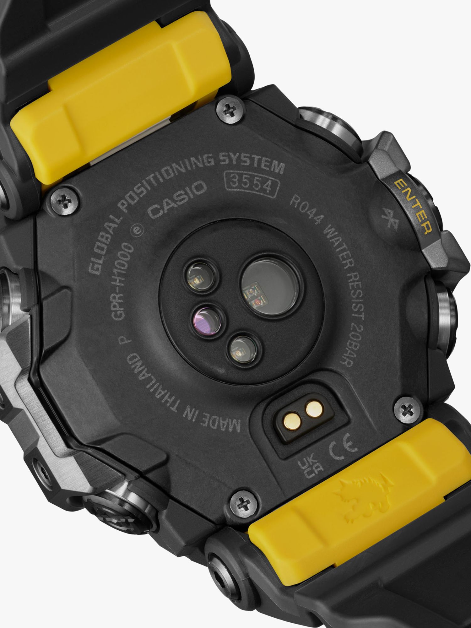 Casio Men's G-SHOCK Rangeman Solar Resin Strap Watch, Black GPR-H1000-1ER
