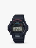 Casio DW-6900U-1ER Men's G-SHOCK Digital Resin Strap Watch, Black