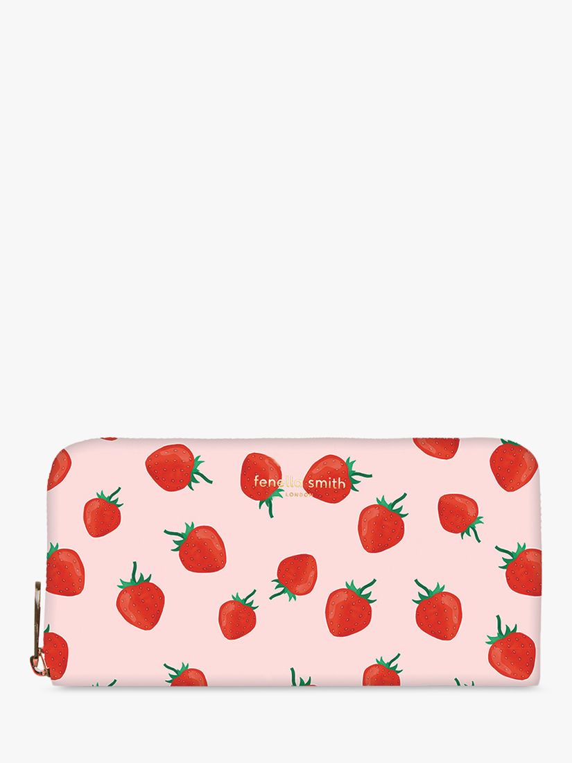 Buy Fenella Smith Aria Strawberry Purse, Pink/Cream Online at johnlewis.com