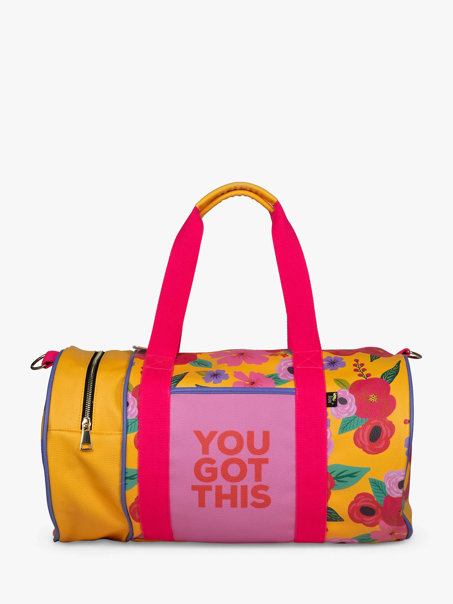 Buy Tache Crafts Floral You Got This Barrel Gym Bag, Multi Online at johnlewis.com