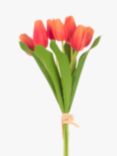 Floralsilk Artificial Fresh Tulip Bunch, Pink