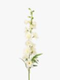 Floralsilk Artificial Delphinium Spray, White/Green