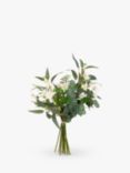 Floralsilk Artificial Daisy & Fern Bouquet, Green/White