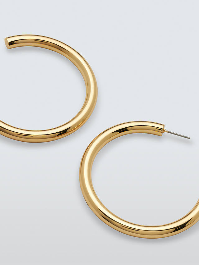 John Lewis Large Chunky Hoop Earrings, Gold