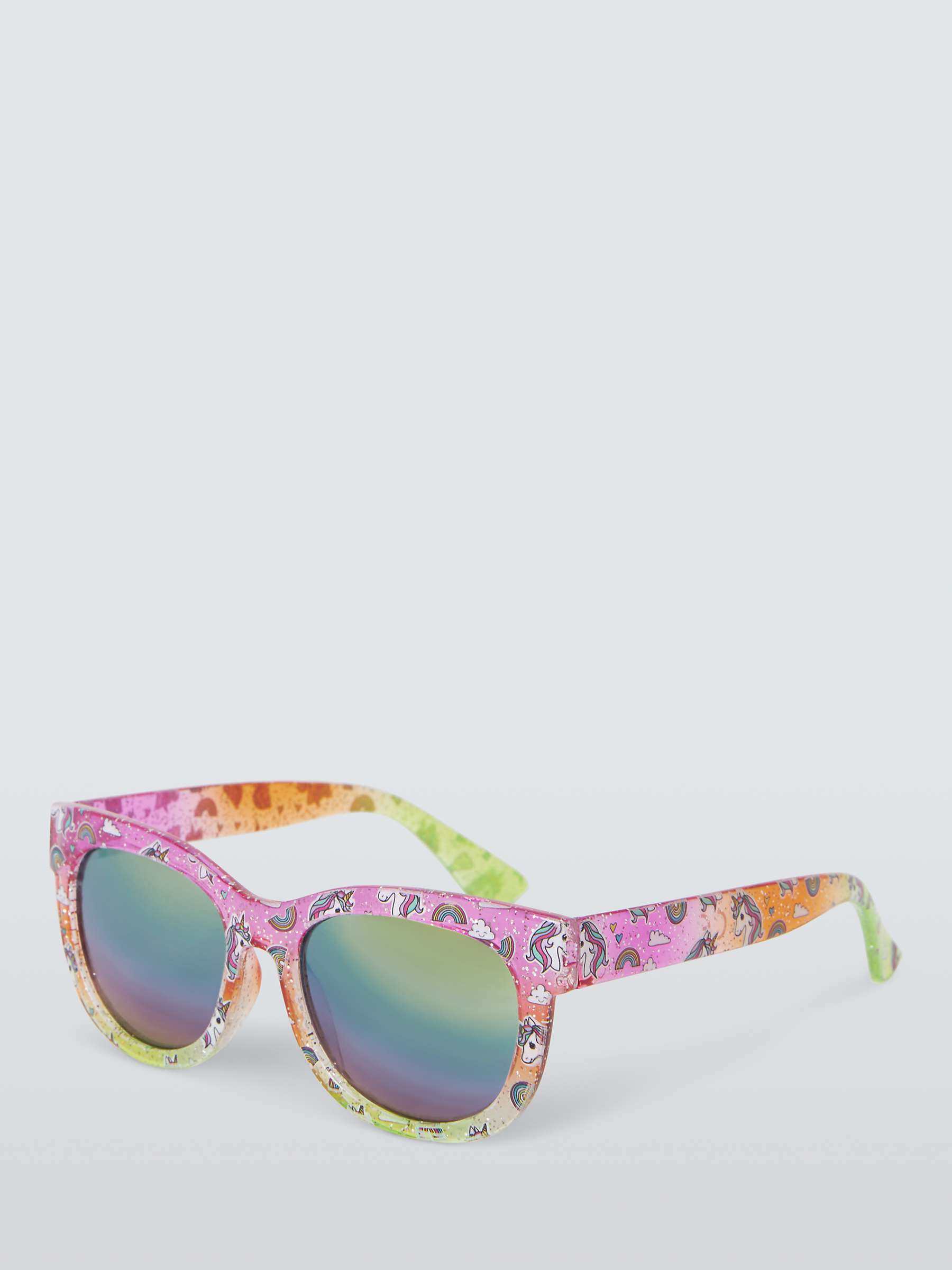 Buy John Lewis Kids' Glitter Unicorns Sunglasses, Multi Online at johnlewis.com