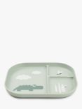 Done by Deer Foodie Kids' Compartment Plate, Green