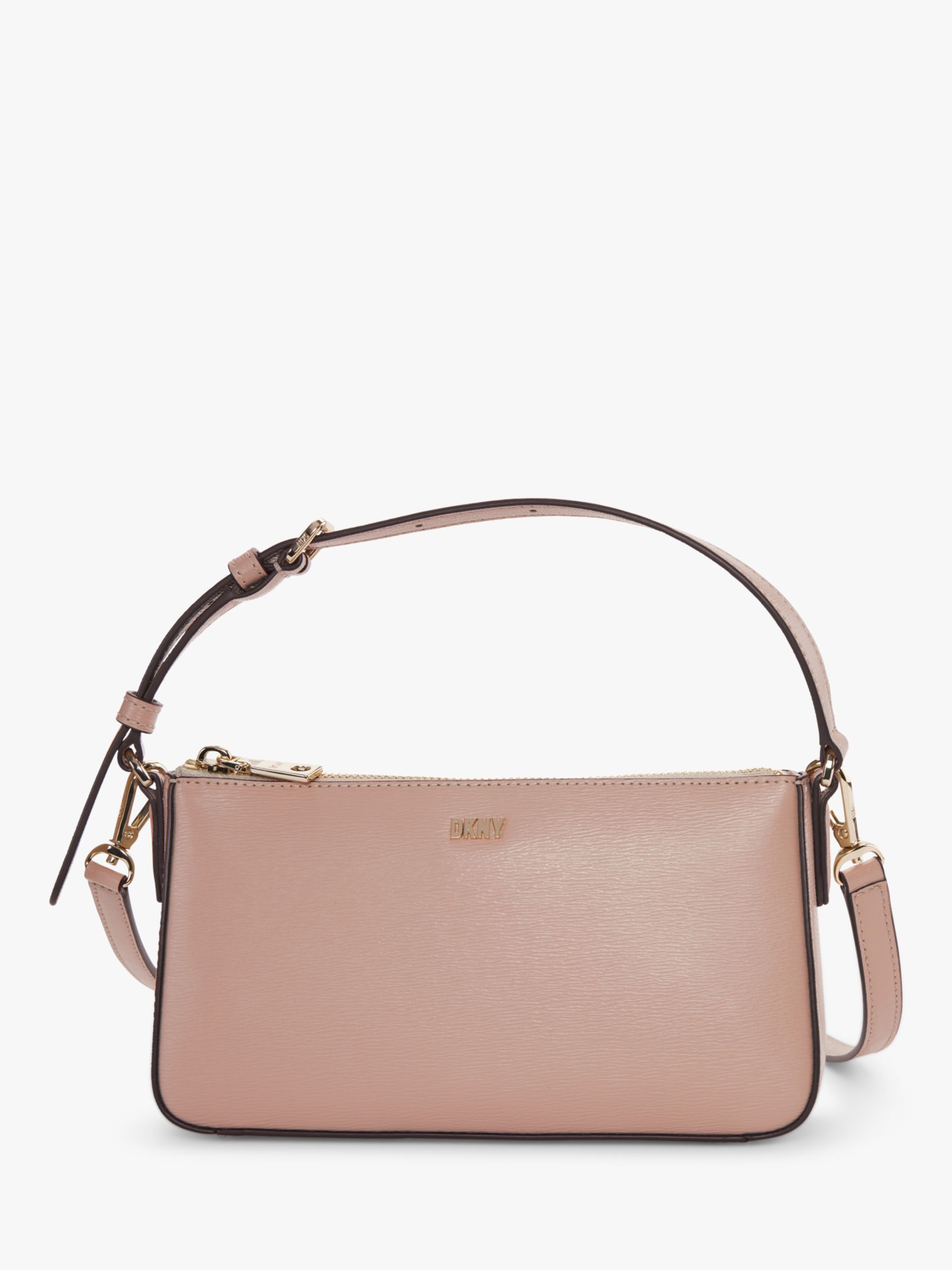 DKNY Bryant Leather Cross Body Bag, Cameo at John Lewis & Partners