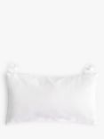 John Lewis Waffle Bath Pillow, White