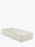 Vispring Signature Upholstered Divan Base, Single, Chess Cream