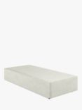 Vispring Supreme Upholstered Divan Base, Long Single, Chess Cream