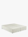 Vispring Supreme Upholstered Divan Base, Double, Chess Cream