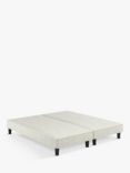 Vispring Signature Upholstered Shallow Divan Base, King Size, Chess Cream