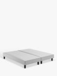 Vispring Signature Upholstered Shallow Divan Base, Double, Houndstooth Steel