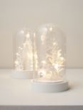 Truly Light-Up Christmas Dome Scenes, Set of 2