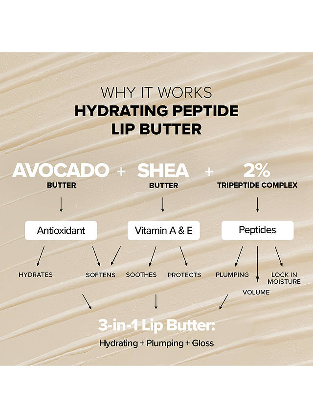 Nudestix Nudeskin Hydra-Peptide Lip Butter Shea + Avocado, 10ml 7