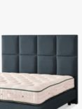 Vispring Atlas Full Depth Upholstered Headboard, Super King Size, Rain Denim