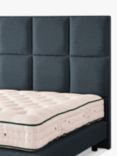 Vispring Atlas Full Depth Upholstered Headboard, Single, Houndstooth Steel