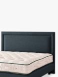 Vispring Viola Full Depth Upholstered Headboard, Single, Houndstooth Steel