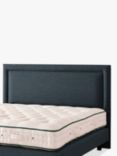 Vispring Viola Full Depth Upholstered Headboard, Super King Size, Houndstooth Steel