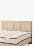 Vispring Ophelia Full Depth Upholstered Headboard, King Size, Faux Suede Mink