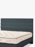 Vispring Portia Full Depth Upholstered Headboard, Double, Houndstooth Steel