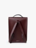 Cambridge Satchel Portrait Leather Backpack, Oxblood