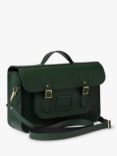 Cambridge Satchel 15 Inch Leather Batchel, Racing Green