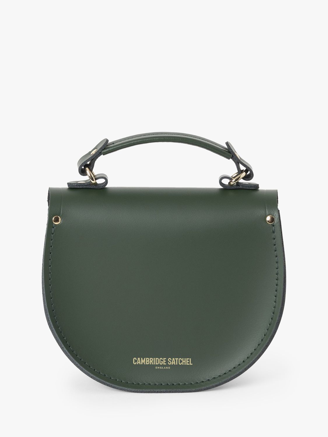 Cambridge Satchel The Isla Circular Leather Shoulder Bag Racing