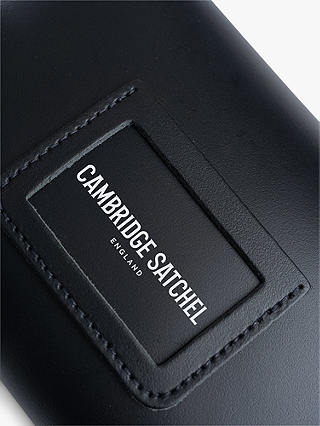 Cambridge Satchel The Medium Pushlock Leather Shoulder Bag, Black