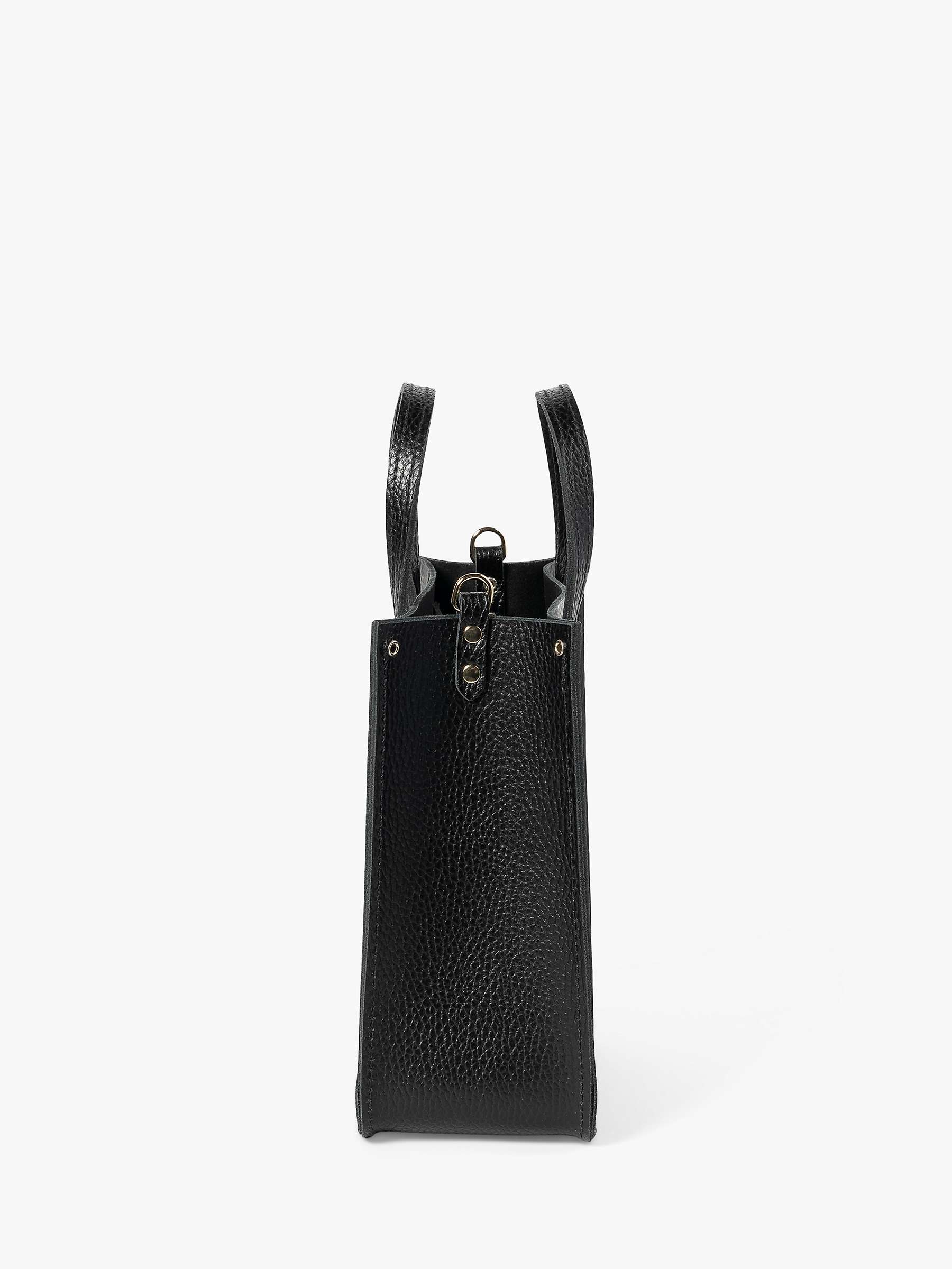 Buy Cambridge Satchel The Mini Tote Celtic Grain Leather Bag Online at johnlewis.com