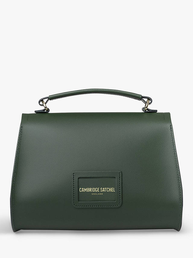 Cambridge Satchel Poppy Leather Grab Bag, Racing Green